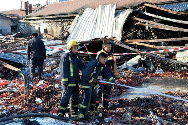 壽光火災(zāi) 系聚氨酯泡沫保溫材料被引燃